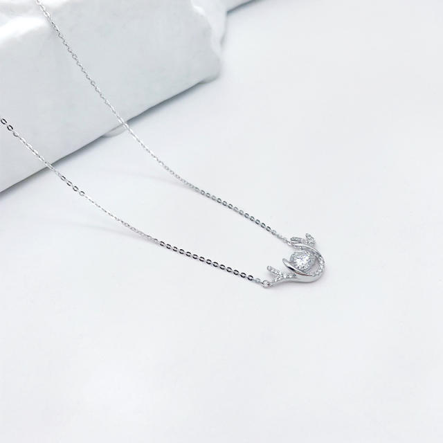 Moissanite 925 Silver Minimalist Necklace for Women