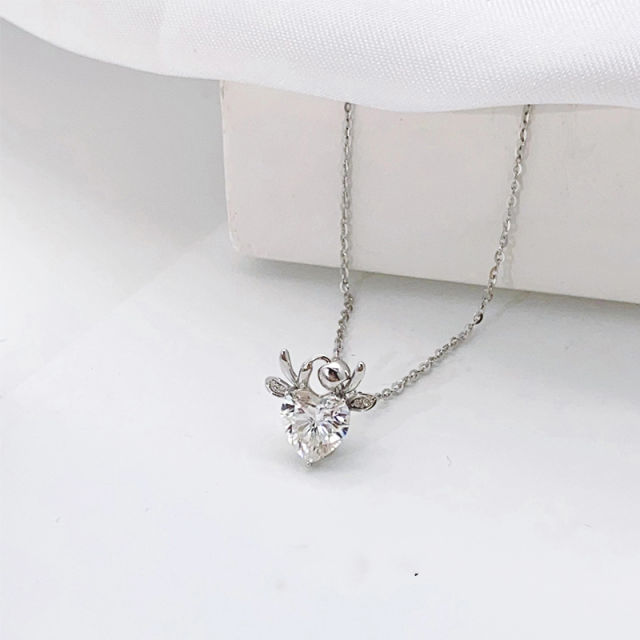 Moissanite 925 Silver Pendant "Always With You" Necklace