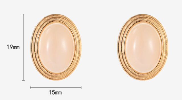 Agate 925 Sterling Silver Lightweight Luxury Vintage Minimalist Statement Earrings for Women