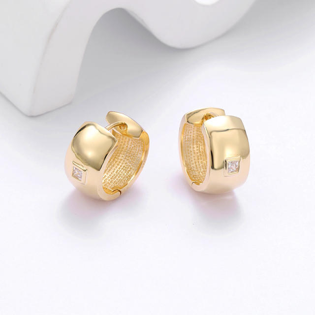 S925 Silver Light Luxury European and American INS Style Vintage Casual Circle Earrings