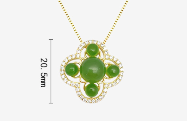 Hetian Jade 925 Silver Pendant, a Versatile and Personalized Necklace that can also be worn as a Bracelet