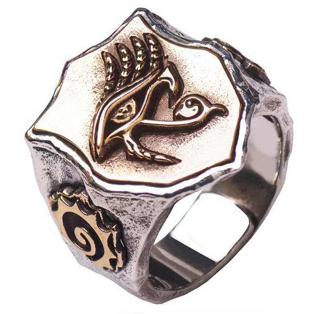 The Eye of Horus S925 silver vintage ring