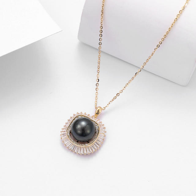 Natural Seawater Pearl 926 Silver Pendant, elegant with exquisite Tahitian pearl, in a luxurious and lightweight style