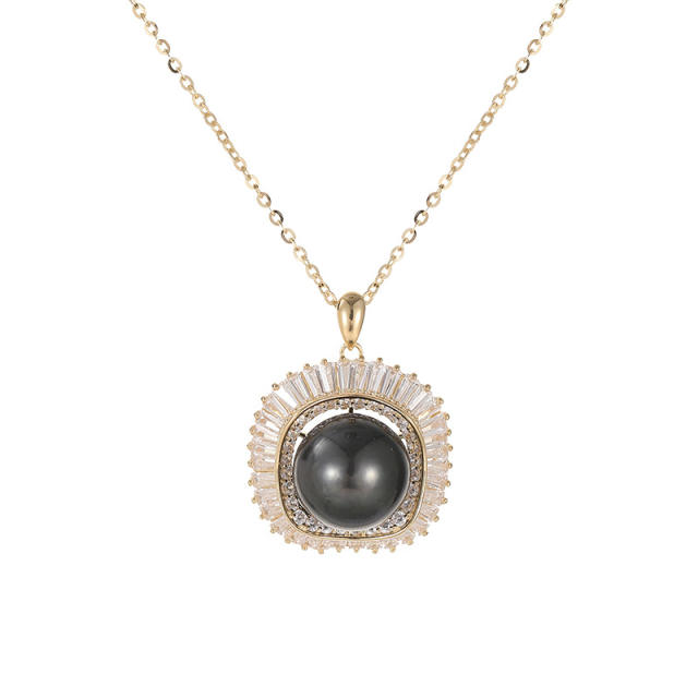 Natural Seawater Pearl 926 Silver Pendant, elegant with exquisite Tahitian pearl, in a luxurious and lightweight style