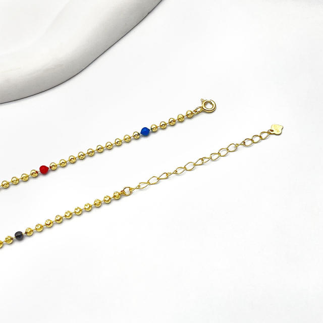 Dripping Oil Colorful Necklace: Fashionable, Minimalist, and Versatile