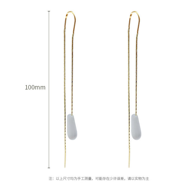 Wholesale long tassel earrings